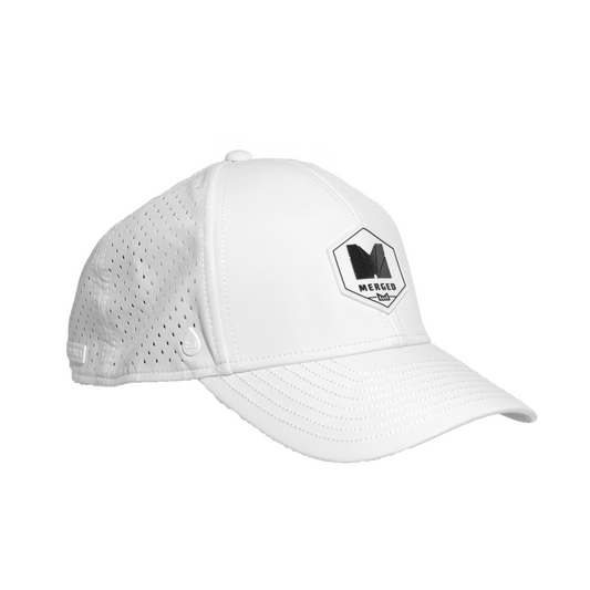 Odyssey Stacked Hydro - Performance Snapback Hat White